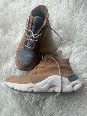 Sorel Brown & Gray Wool Sneaker